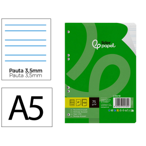 Recambio liderpapel din a5...