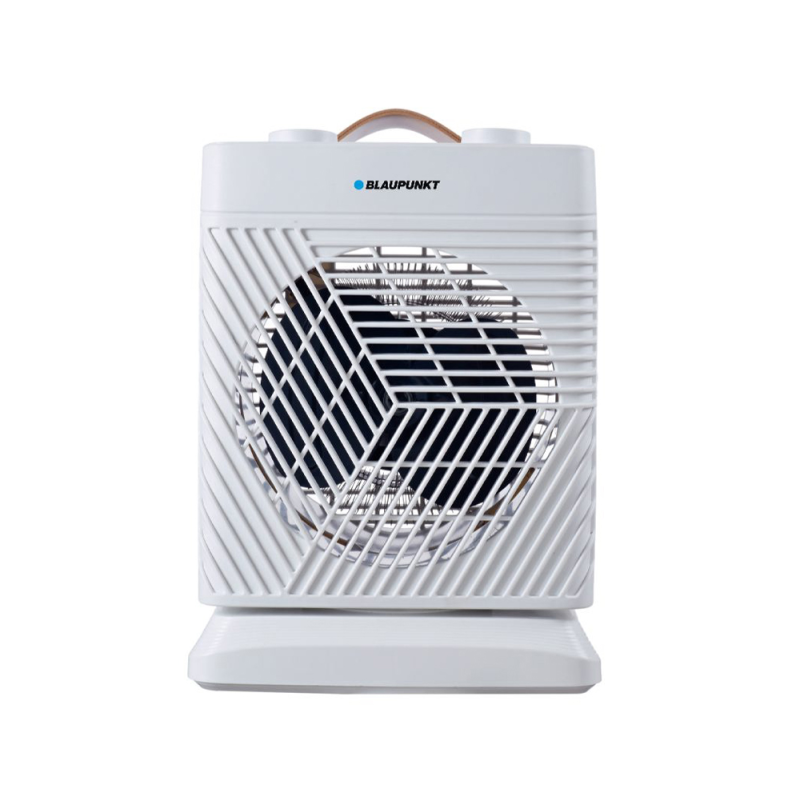 Calefactor de aire blaupunkt 2000w funcion oscilante con asa color blanco