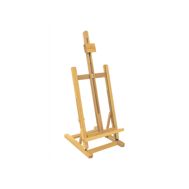 Caballete pintor de sobremesa liderpapel madera de pino barnizado 80x27,5x30 cm certificado fsc