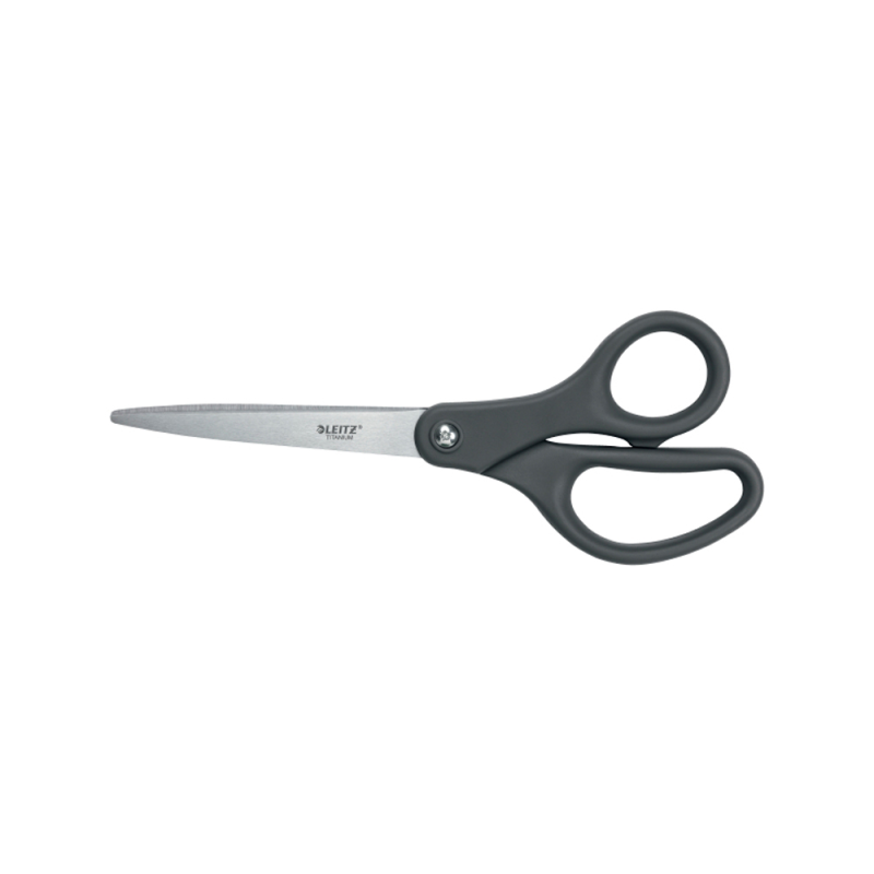 Tijera oficina leitz 20,5 cm titanio color gris oscuro