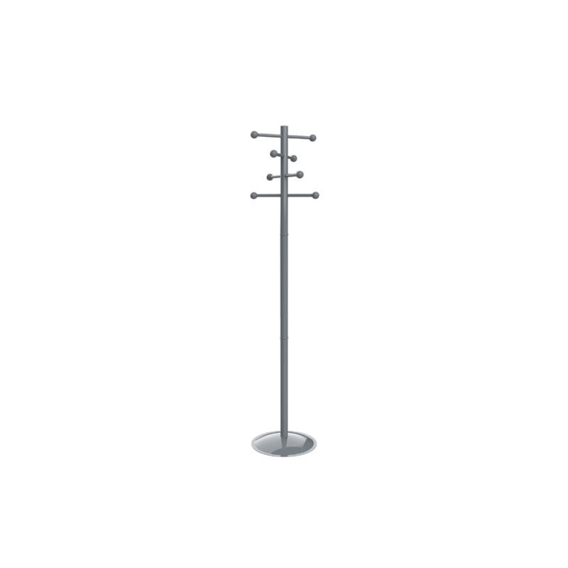 Perchero maul saphir lite 8 colgadores color gris altura 171 cm