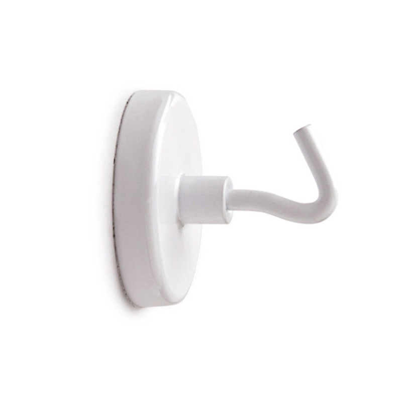 Iman maul de potencia con gancho 36 cm diametro peso max. 6 kg color blanco pack de 5 unidades