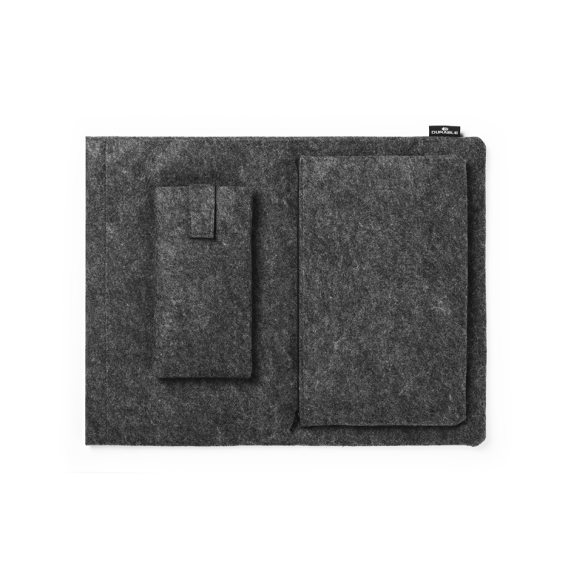 Funda para portatil durable multibag 16,4/' effect color antracita 320x420x50 mm