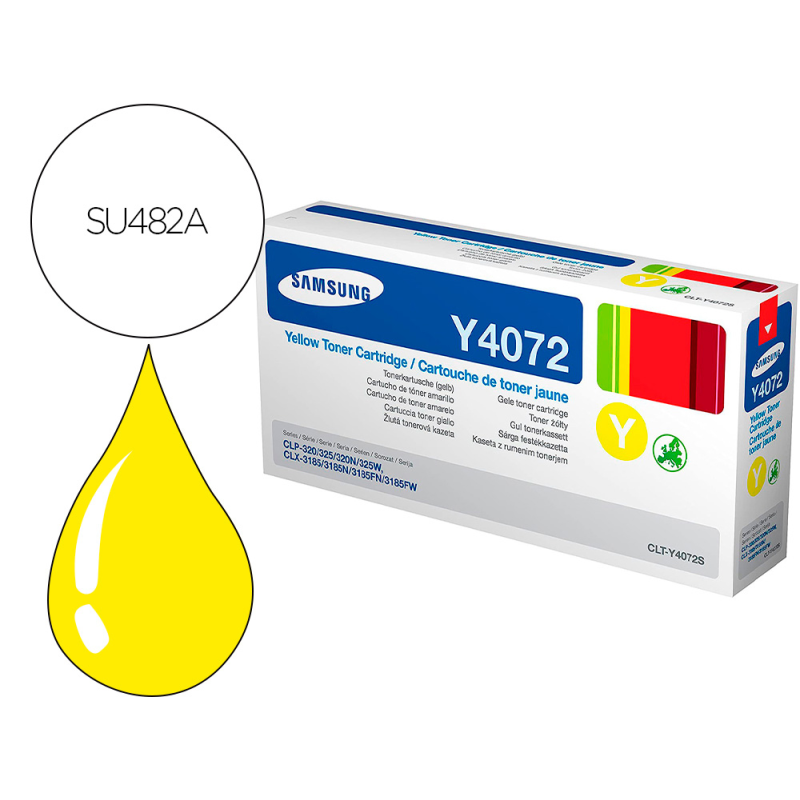 Toner hp samsung clp315,clp310 clx3170fn / 73175n / 3175fn / 3175fw amarillo (1.000 pag.)