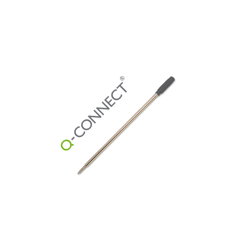 Recambio boligrafo q-connect tipo cross negro