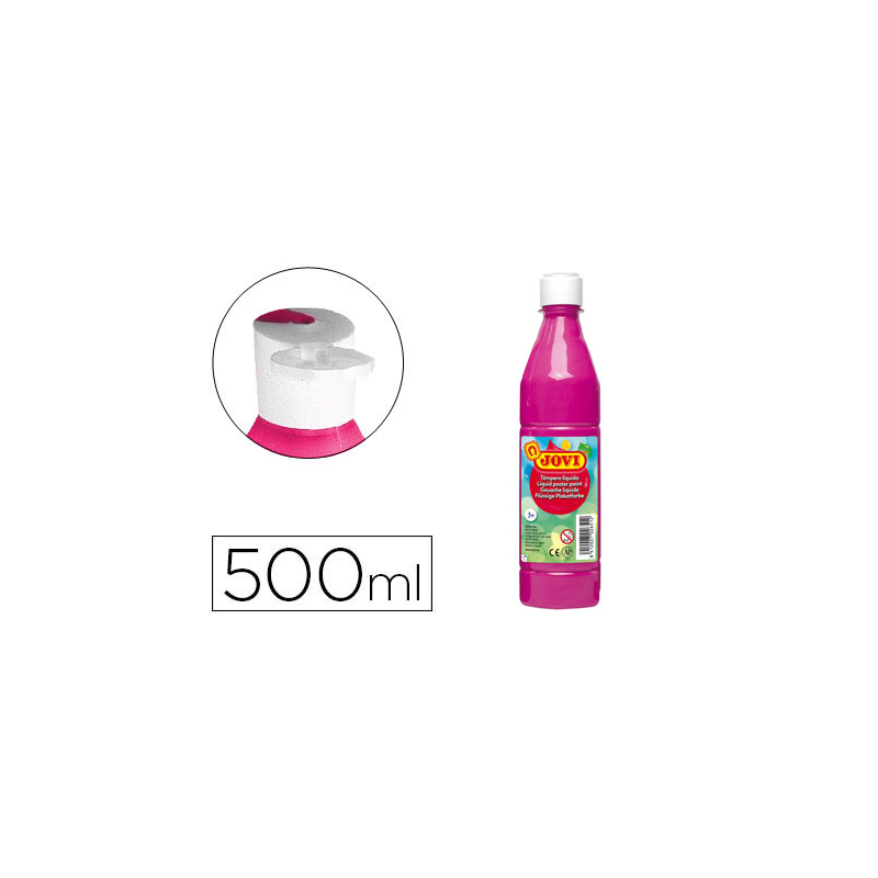 Tempera liquida jovi escolar 500 ml magenta