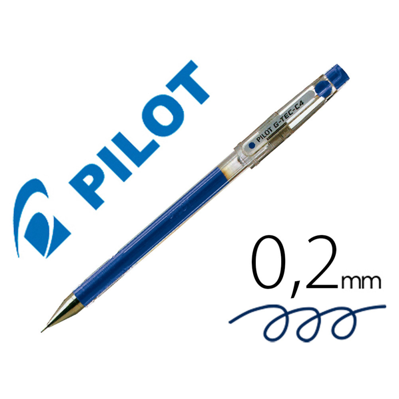 Boligrafo pilot punta aguja g-tec-c4 azul