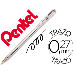 Boligrafo pentel bk-77 a negro