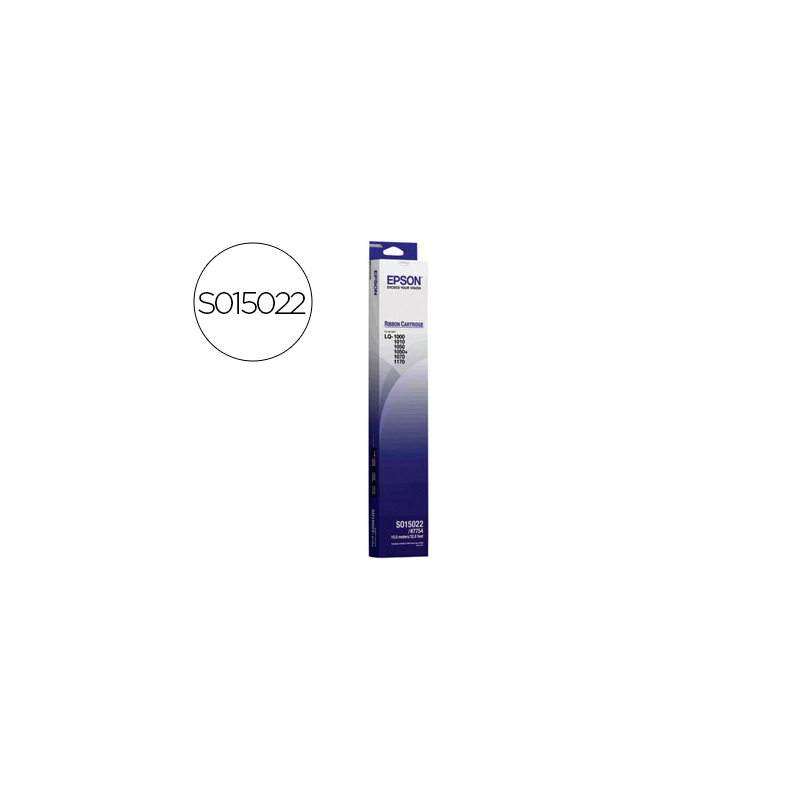 Cinta maquina epson original lq-1000/1010/1050/1070/1070+ 1170 negra (7754)
