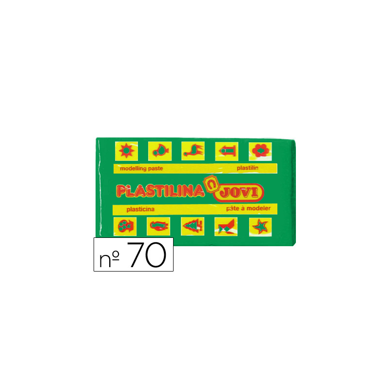 Plastilina jovi 70 verde claro unidad tamaño pequeño