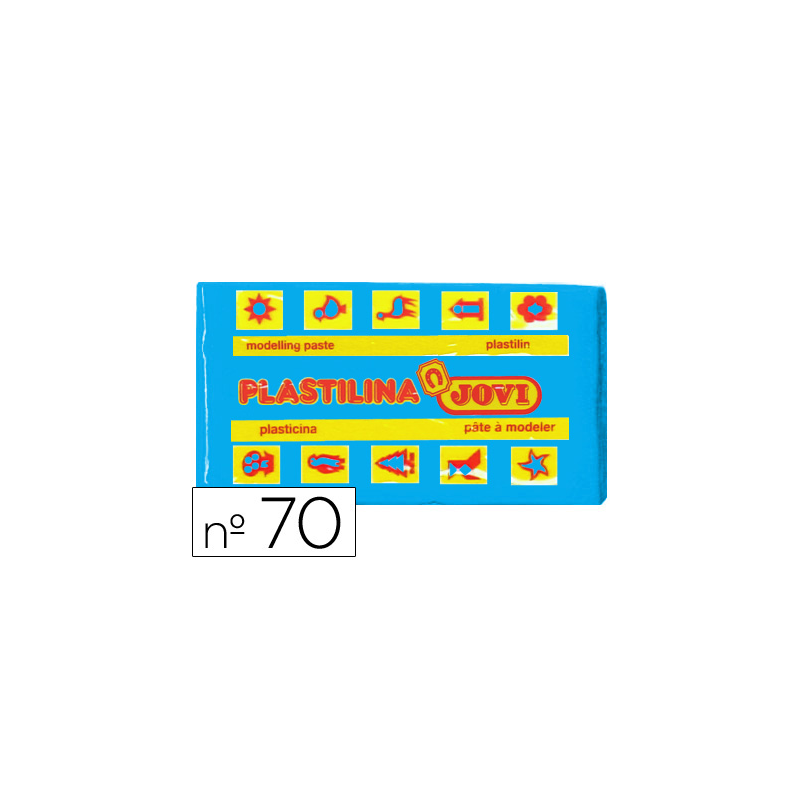 Plastilina jovi 70 azul claro unidad tamaño pequeño