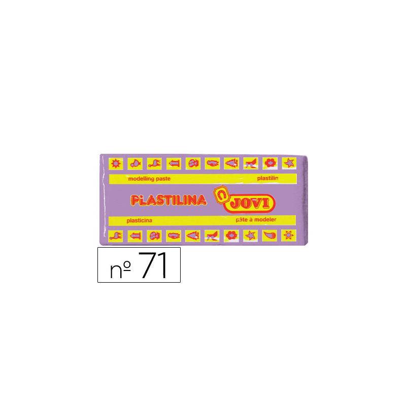 Plastilina jovi 71 lila unidad tamaño mediano