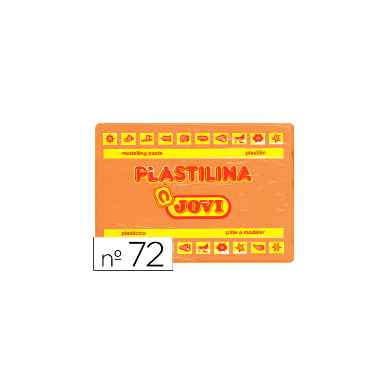 Plastilina jovi 72 naranja unidad tamaño grande