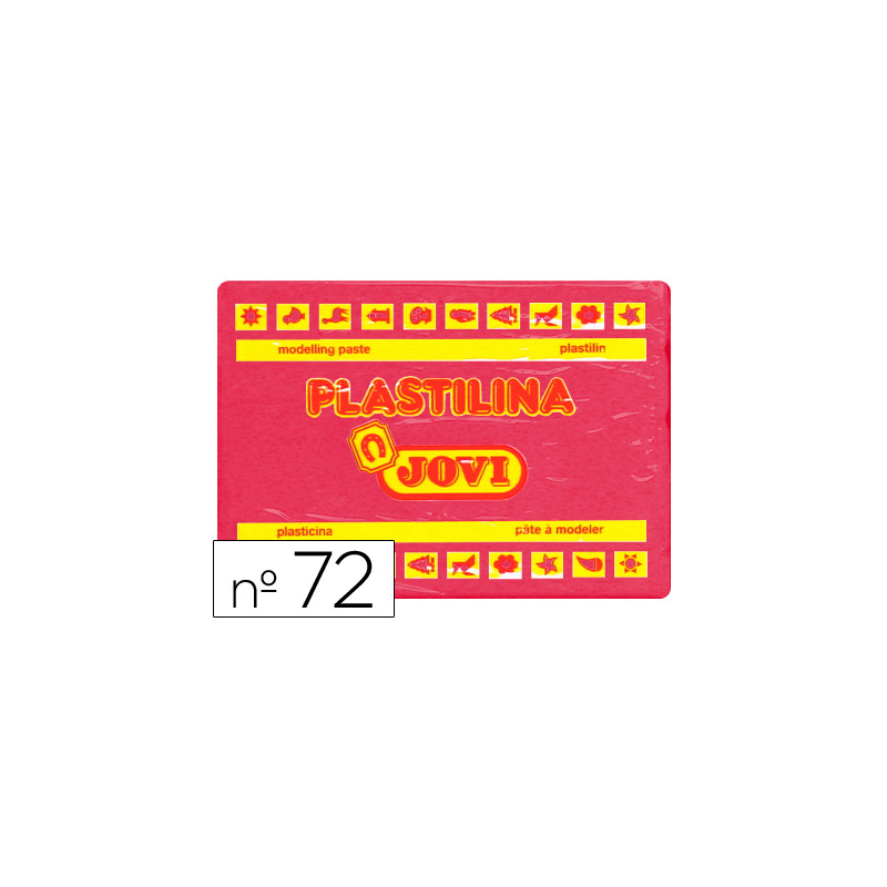 Plastilina jovi 72 rubi unidad tamaño grande