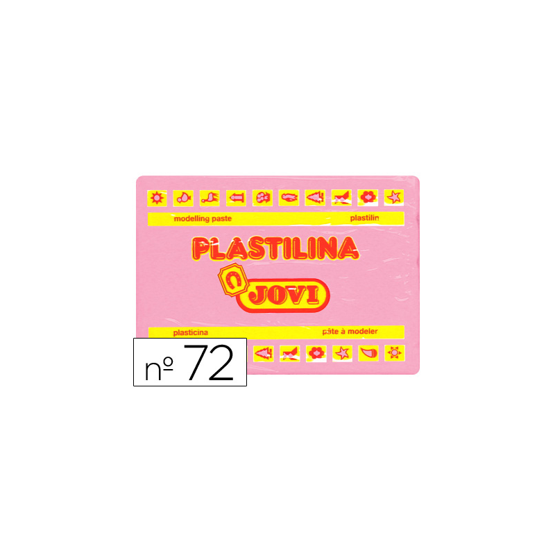 Plastilina jovi 72 rosa unidad tamaño grande