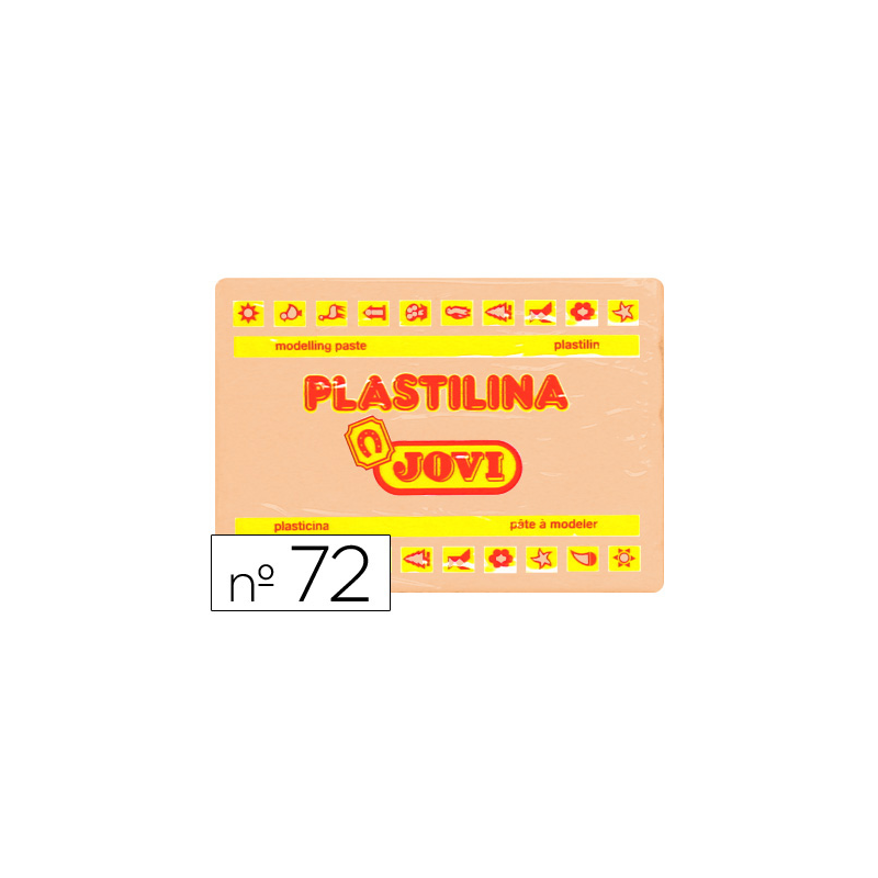 Plastilina jovi 72 carne unidad tamaño grande