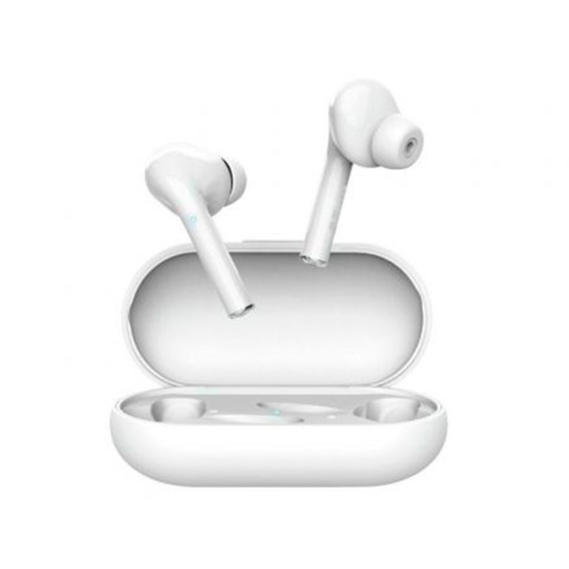 Auricular trust nika inalambrico bluetooth con estuche de carga color blanco