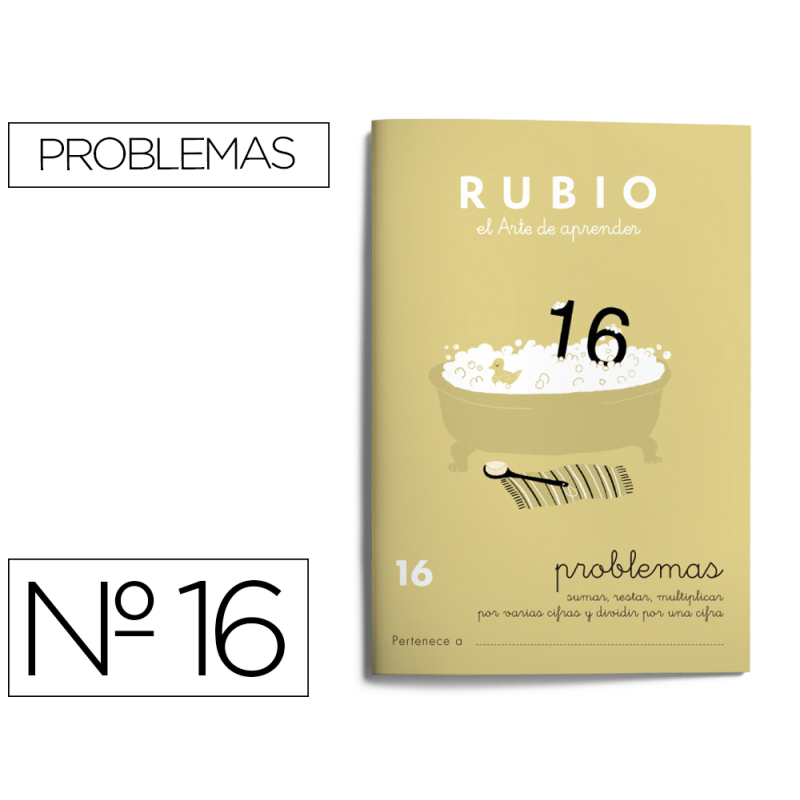 Cuaderno rubio problemas nº 16