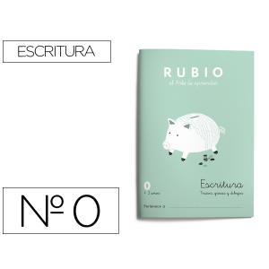 Cuaderno rubio caligrafia nº 0