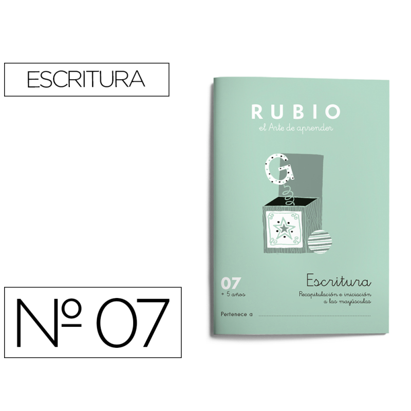 Cuaderno rubio caligrafia nº 07