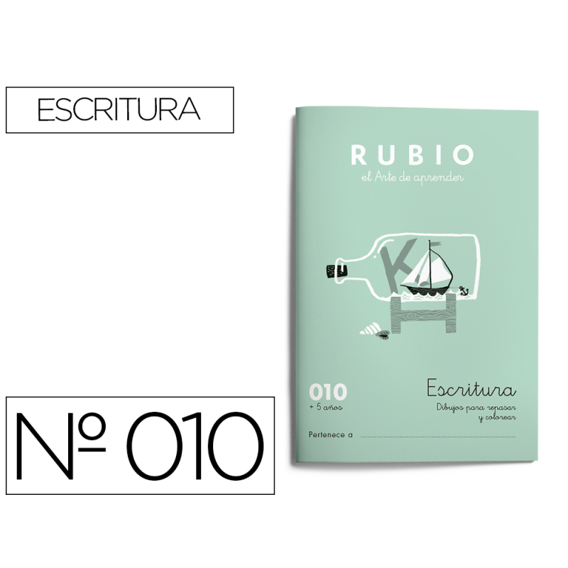 Cuaderno rubio caligrafia nº 010