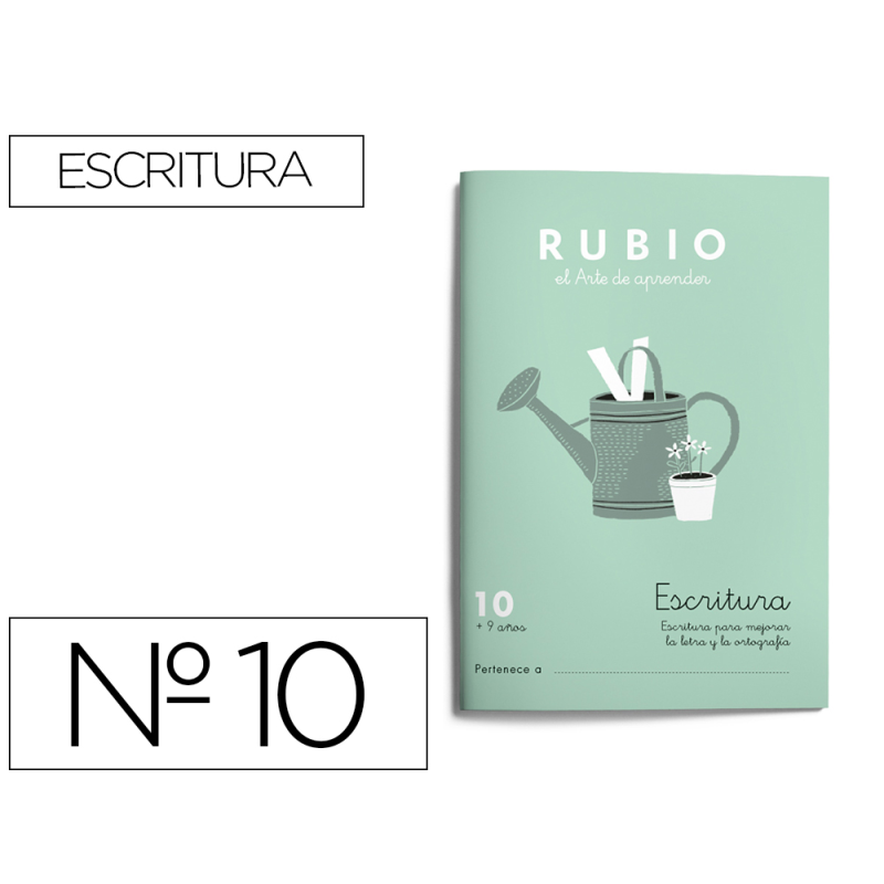 Cuaderno rubio caligrafia nº 10