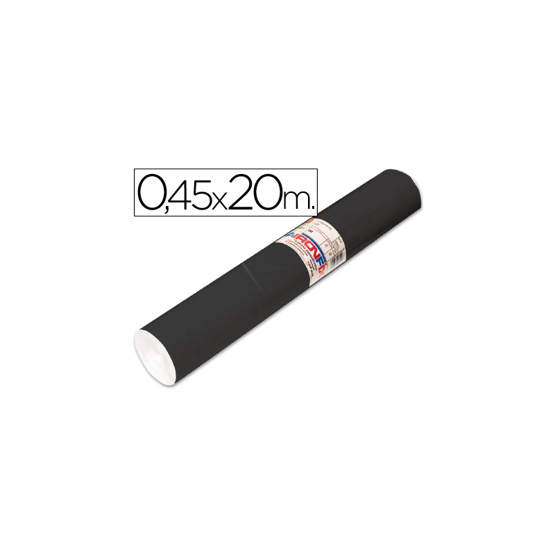 Rollo adhesivo aironfix unicolor negro mate 67004 rollo de 20 mt