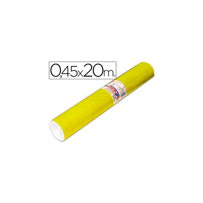 Rollo adhesivo aironfix unicolor amarillo brillo 67007rollo de 20 mt