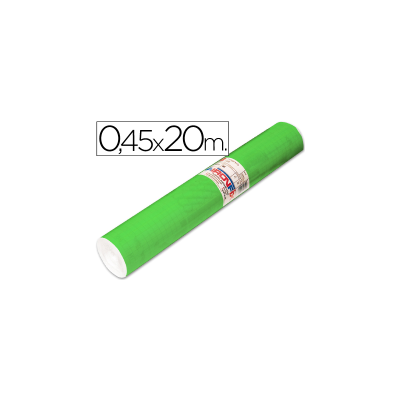 Rollo adhesivo aironfix unicolor verde medio 67005 rollo de 20 mt