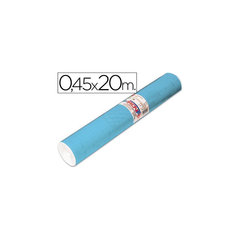 Rollo adhesivo aironfix unicolor azul mate claro 67013rollo de 20 mt