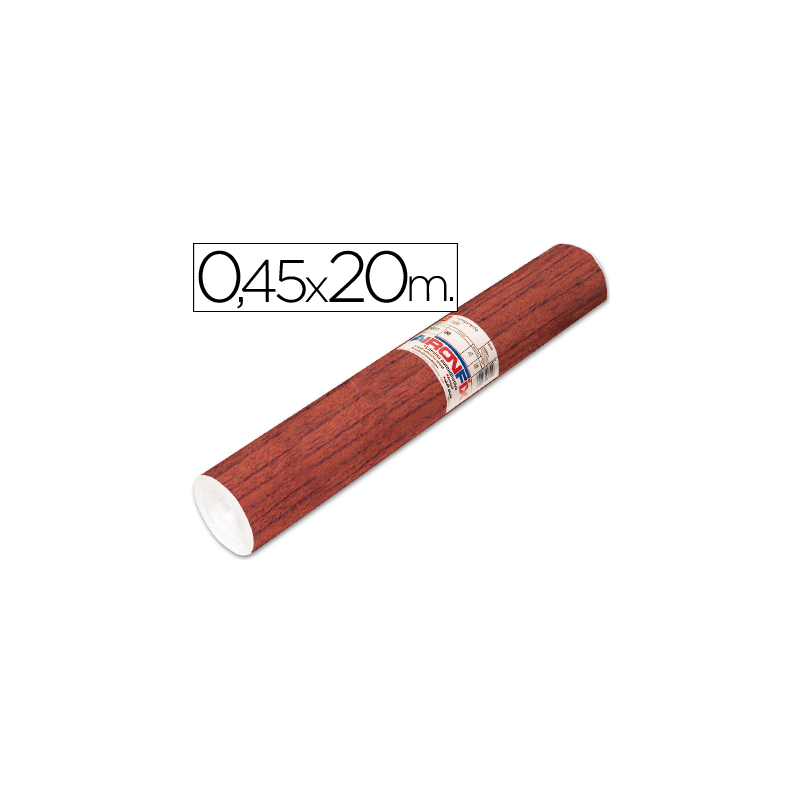 Rollo adhesivo aironfix madera oscuro 67183 rollo de 20 mt