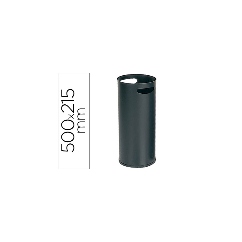 Paraguero metalico 306 negro 50x21,5 cm
