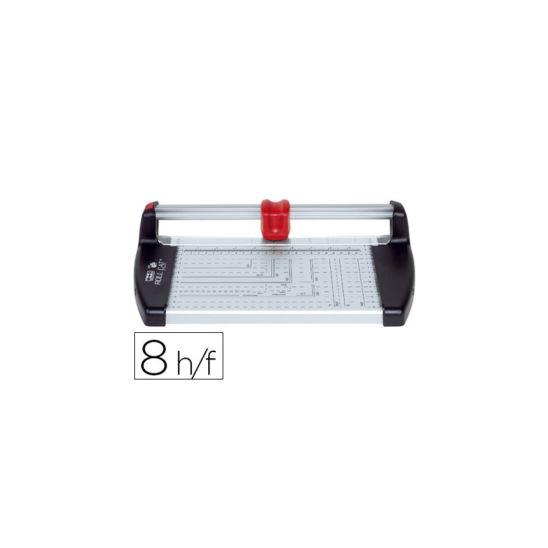 Cizalla m+r metalica 6726 de rodillo de 26 cm con base de aluminio