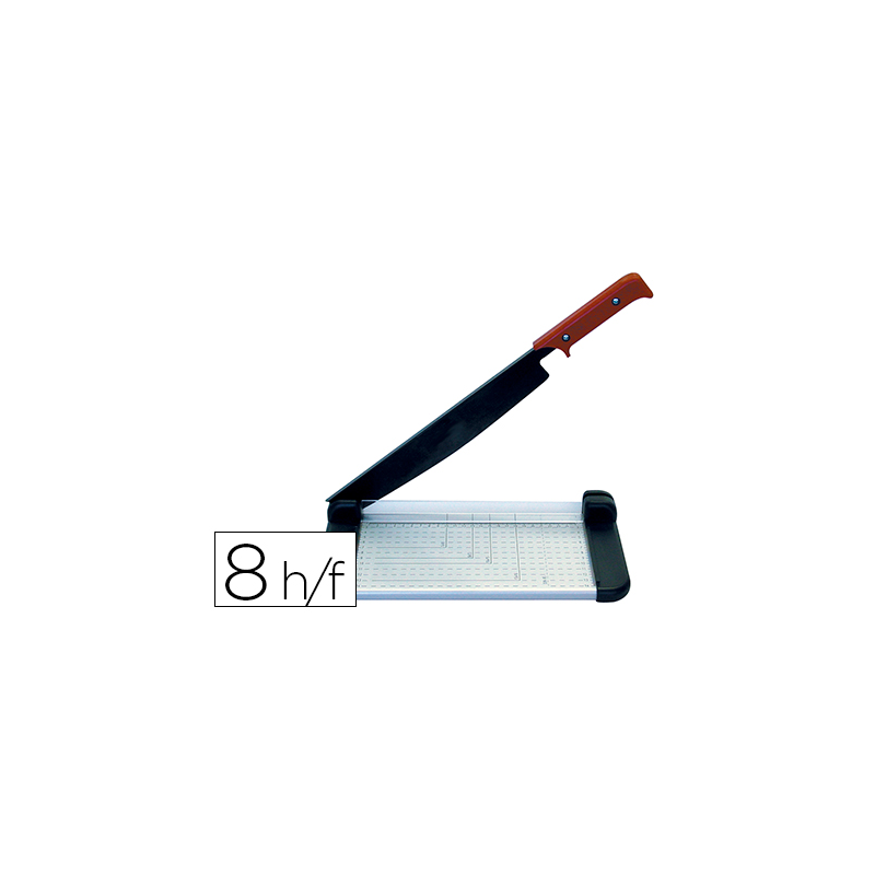 Cizalla m+r metalica 6426 de palanca de 26 cm con base de aluminio