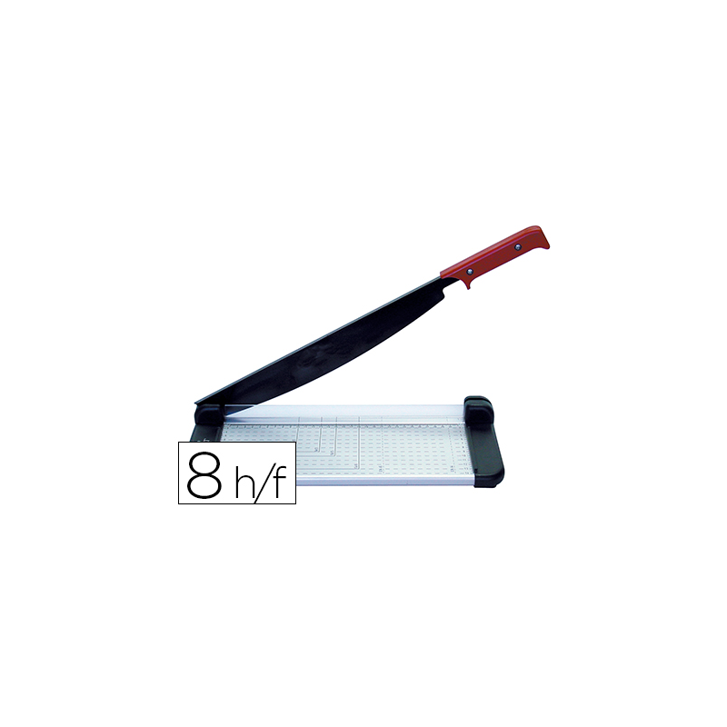 Cizalla m+r metalica 6432 de palanca de 32 cm con base de aluminio