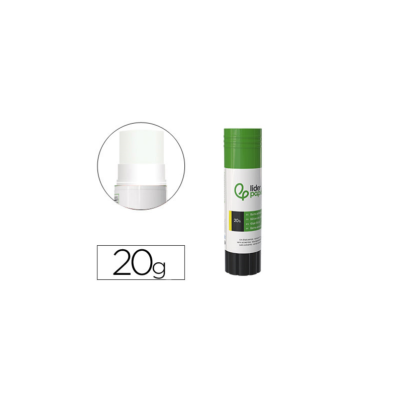 Pegamento liderpapel en barra 20 gr unidad