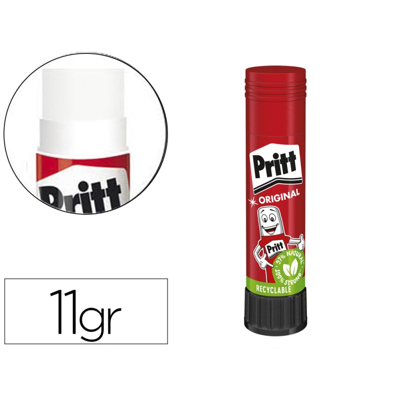 Pegamento pritt en barra 11 gr unidad
