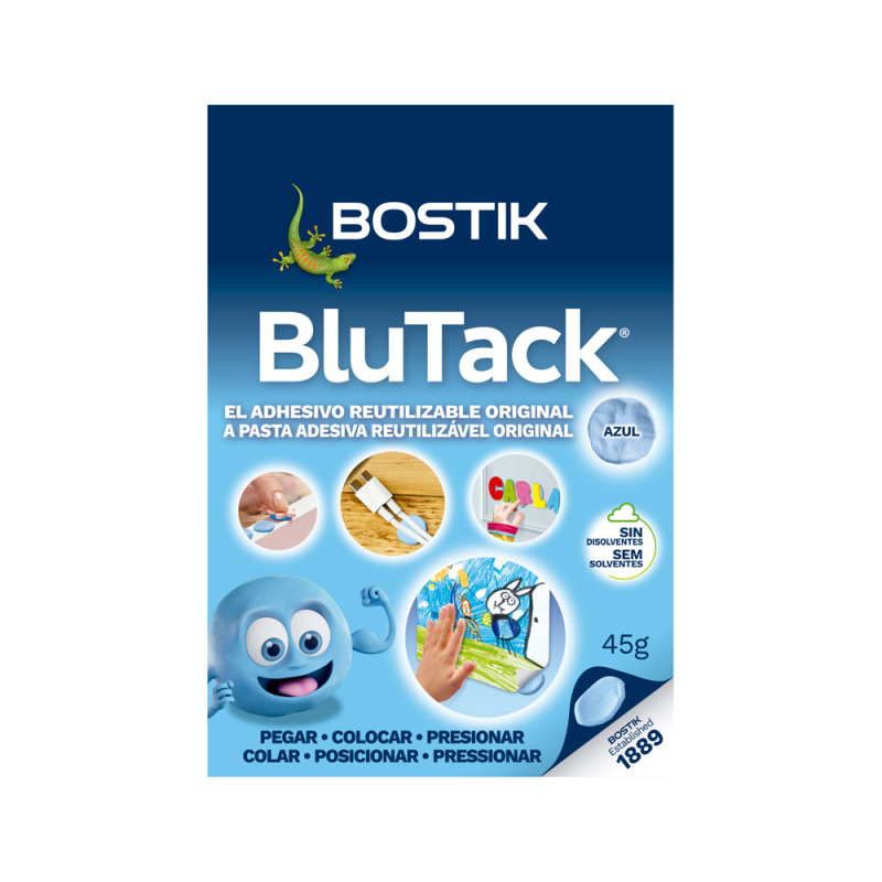 Sujetacosa masilla bostik blu tack