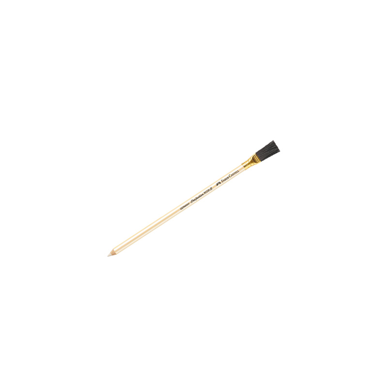 Lapiz faber castell mina de goma con escobilla unidad