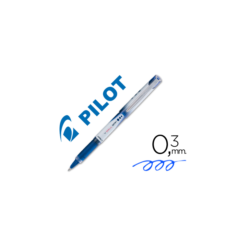 Rotulador pilot roller v-ball grip azul 0.5 mm