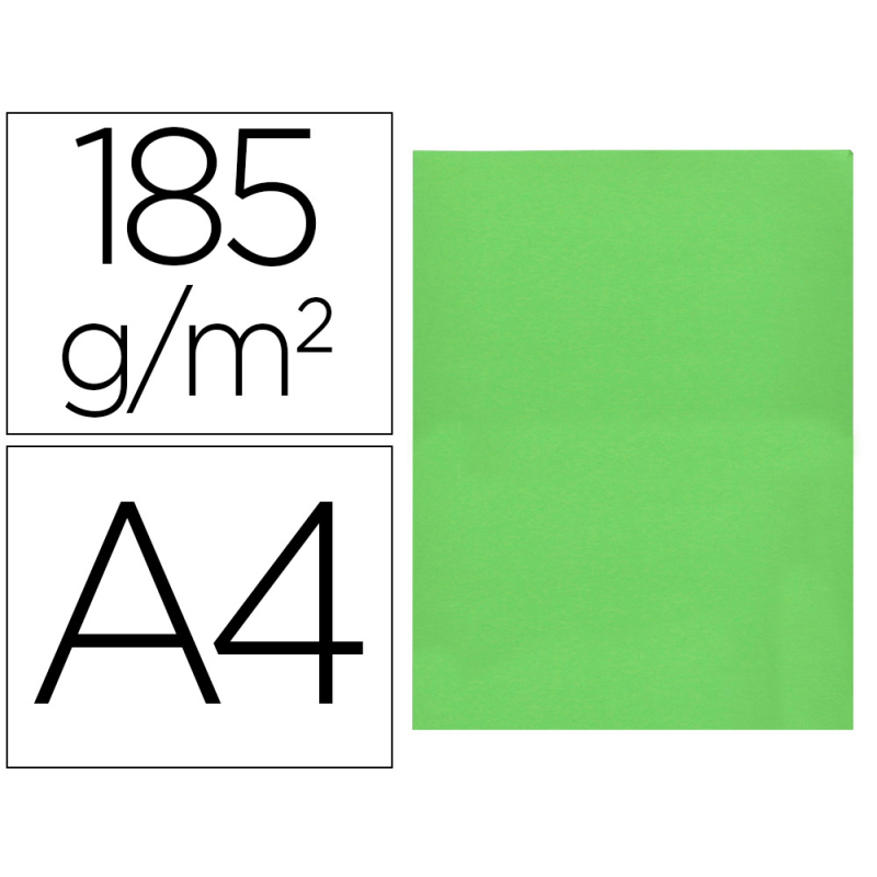 Subcarpeta liderpapel din a4 verde intenso 180g/m2