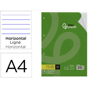 Recambio liderpapel a4 100...