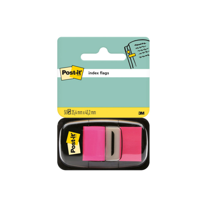 Banderitas separadoras 680-21 rosa brillo dispensador de 50