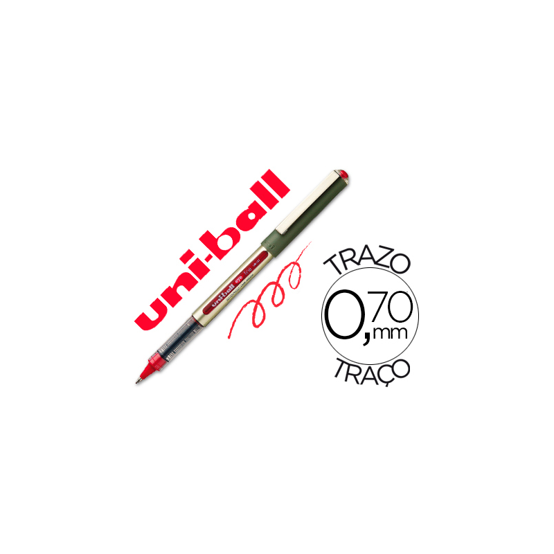 Rotulador uni-ball roller ub-157e rojo 0,7 mm unidad