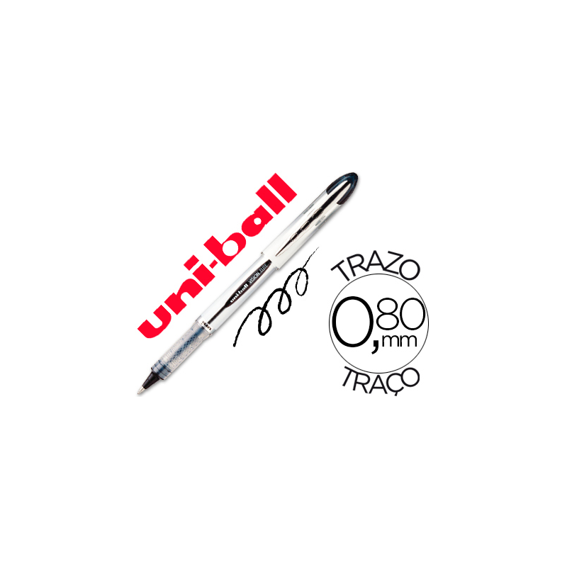 Rotulador uni-ball roller ub-200 vision negro 0,8 mm -unidad