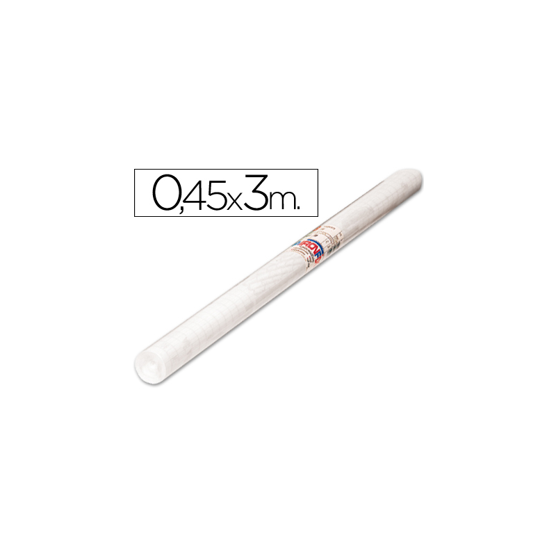 Rollo adhesivo aironfix transparente removible 69614 rollo 0,45 x 3mt