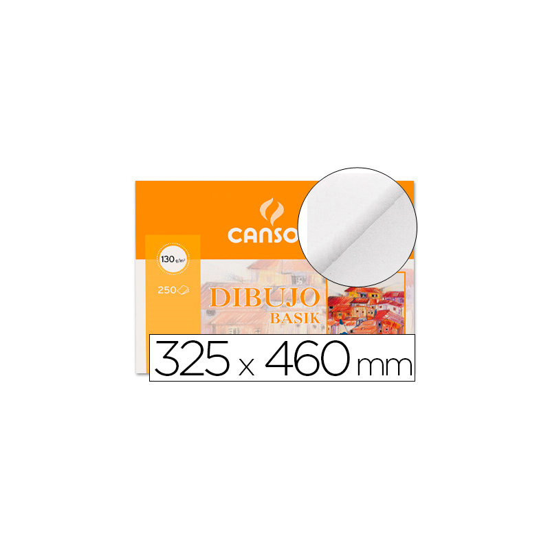 Papel dibujo basik din a3+ 32,5x46 cm sin recuadro minipack de 10 hojas