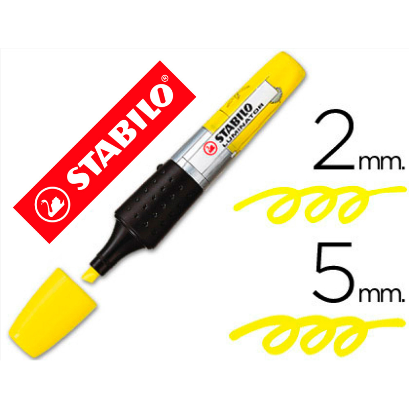 Rotulador stabilo boss luminator amarillo tinta luquida