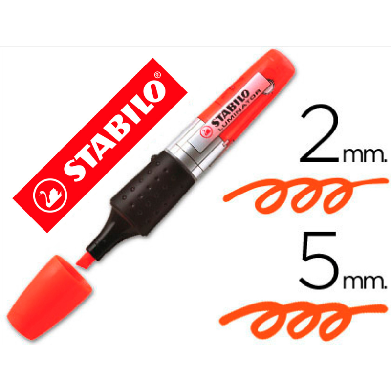 Rotulador stabilo boss luminator naranja tinta liquida
