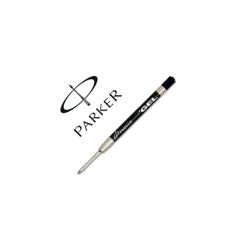 Recambio boligrafo gel parker negro